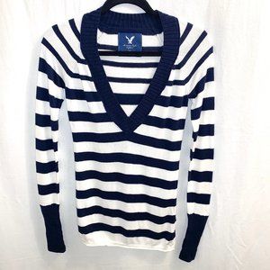 American Eagle Striped Sweater